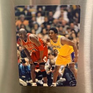 Kobe & Jordan Large 5" x 4" Fridge Magnet High-Gloss